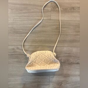 Melie Bianca Woven Leather Crossbody